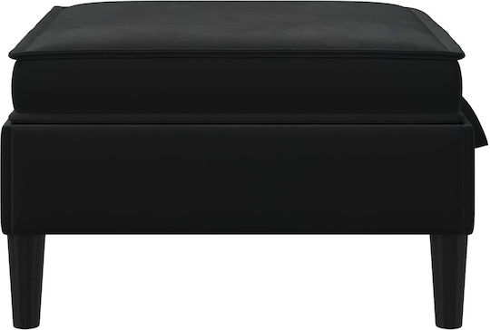 vidaXL Hocker Für Das Wohnzimmer Mit Stauraum Mit Samt Schwarz