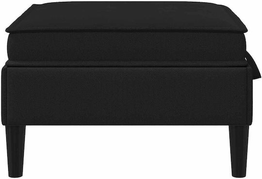 vidaXL Hocker Für Das Wohnzimmer Mit Stauraum Mit Samt Schwarz