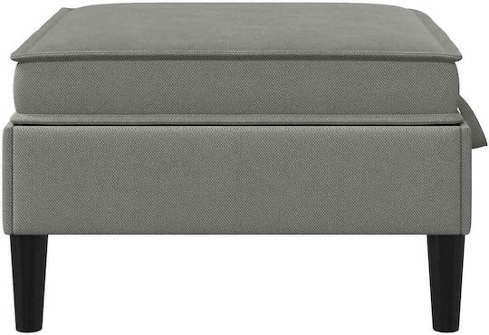 vidaXL Hocker Für Das Wohnzimmer Mit Stauraum Belegt Mit Samt Dunkelgrau
