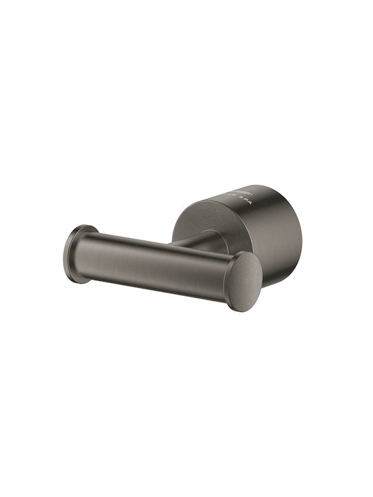 Grohe Grohe Atrio Doppelter Badezimmerhaken mit Schrauben in Grau