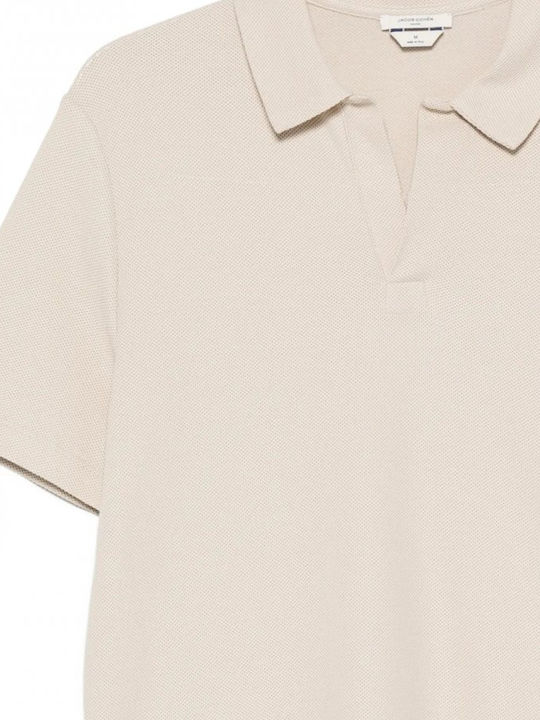 Beige Polo Blouse