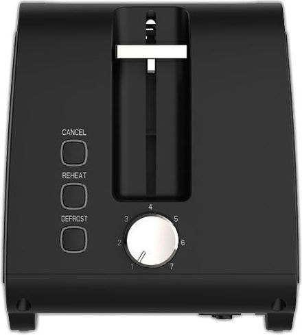 Primo Primo Toaster 2 Schlitze 900W Schwarze