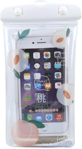 Glitter Kids Waterproof Underwater Case Alista Home Snowproof Universal Cord Phone Documents Peach White