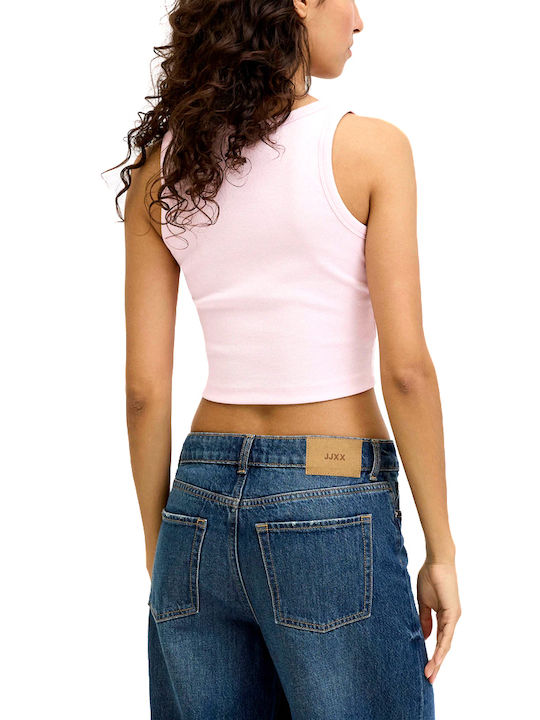 Jack & Jones Damen Crop Top Baumwoll Ärmellose Rosa Jack & Jones Damen Crop Top Baumwoll Ärmellose Rosa
