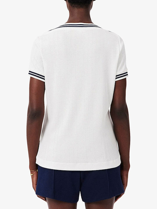 Γυναικείο T-shirt Ριγέ White
