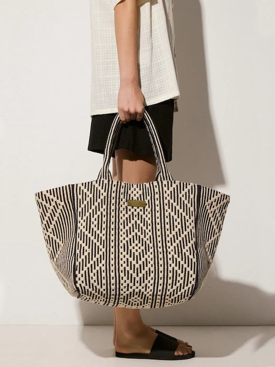 Leather Women's Tote Handbag Black