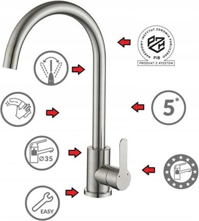 Kuchinox Ένθετος Νεροχύτης Inox με Μπαταρία Μ78xΠ43cm Γκρι