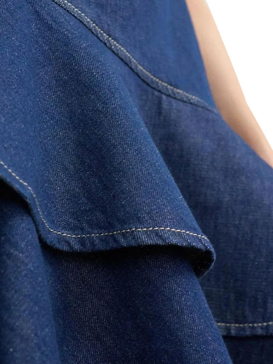 Topshop Τζιν Φόρεμα All day Μπλε Topshop Τζιν Φόρεμα All day Μπλε