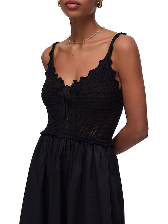 Summer Midi Dress 22222/Black