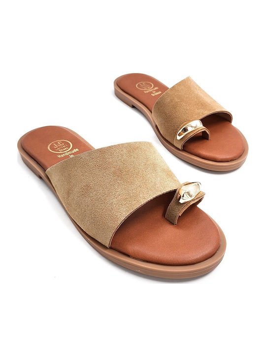Women's Flat Sandals Beige