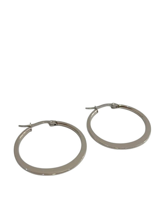 Kalliopi Silver Ohrringe Ohrhänger aus Stahl
