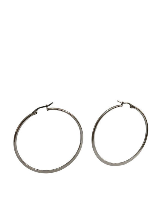 Kalliopi Silver Ohrringe Ohrhänger aus Stahl