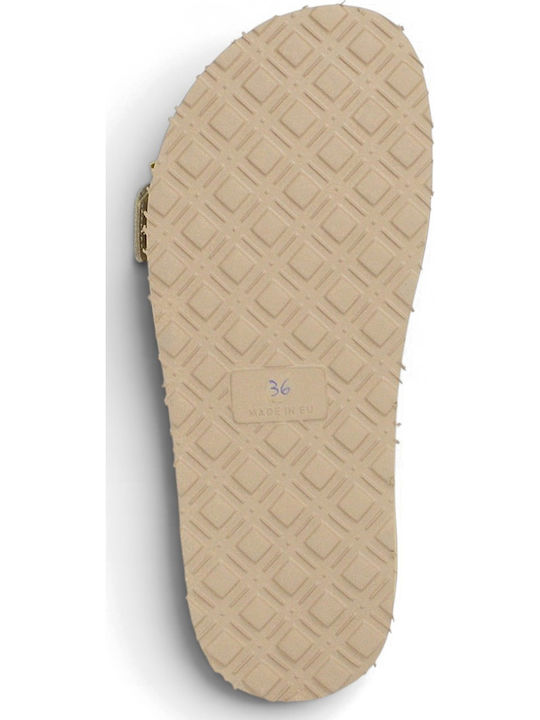 Γυναικεία Σανδάλια Flatforms Μπεζ
