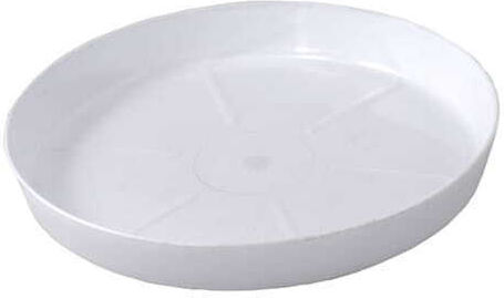 Lamela Plastic Pot Plate White 19.7x29cm