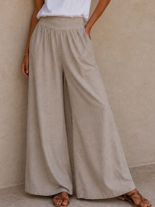Women's Linen Pantaloons Cigar