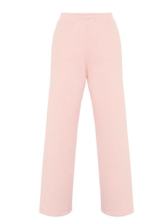 Women's Fabric Trousers Pink