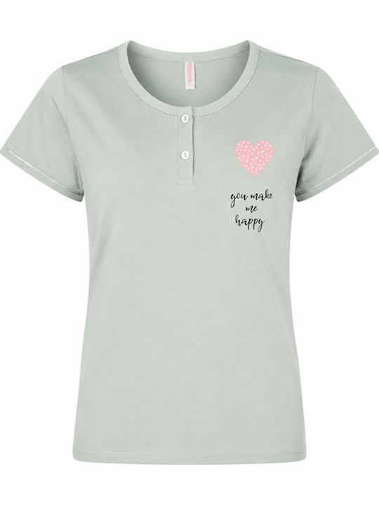Join Summer Women's Mint Pyjama Set Make