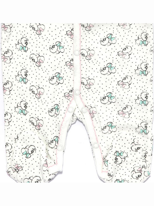 Disney Minnie Mouse Детско Бодито Екрю/Розово