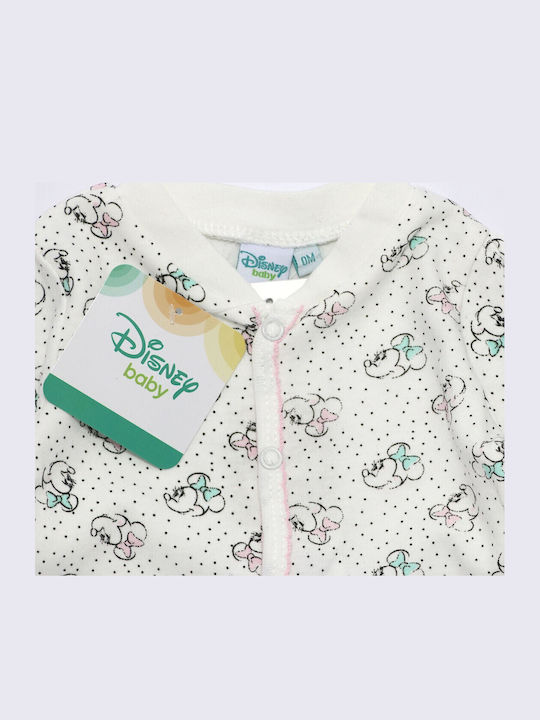 Disney Minnie Mouse Детско Бодито Екрю/Розово