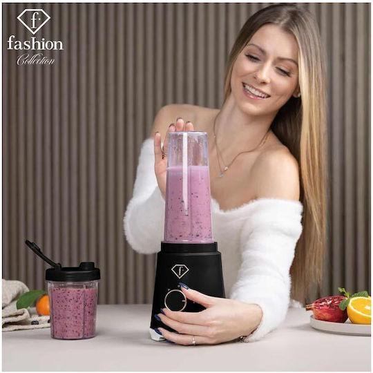 Berlinger Haus Fashion TV Blender with Stainless Steel Jug 300 ml 300W Black