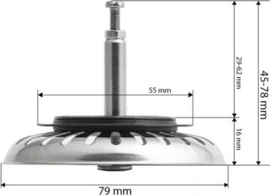 Tycner Sink Plug Gray
