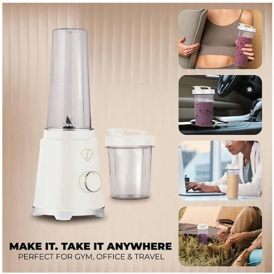 Berlinger Haus Fashion TV Blender with Plastic Jug 300 ml 300W White