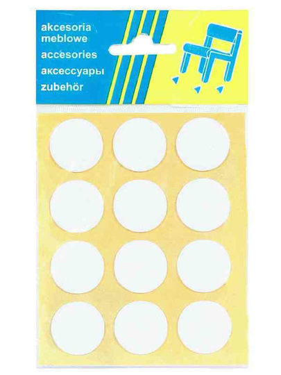 Möbelschutz Filz Quadratische mit Aufkleber 25x25mm 12 Stück