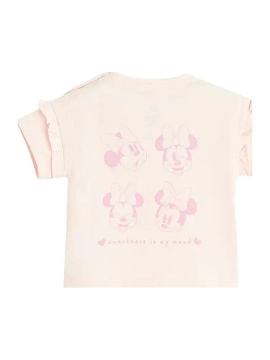 Kinderoberteil Kurzärmelig Rosa