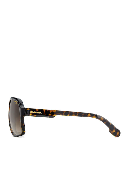 Carrera Men's Sunglasses with Brown Tartaruga Horn-Rimmed Frame and Grey Gradient Lenses 1001/S 086/HA