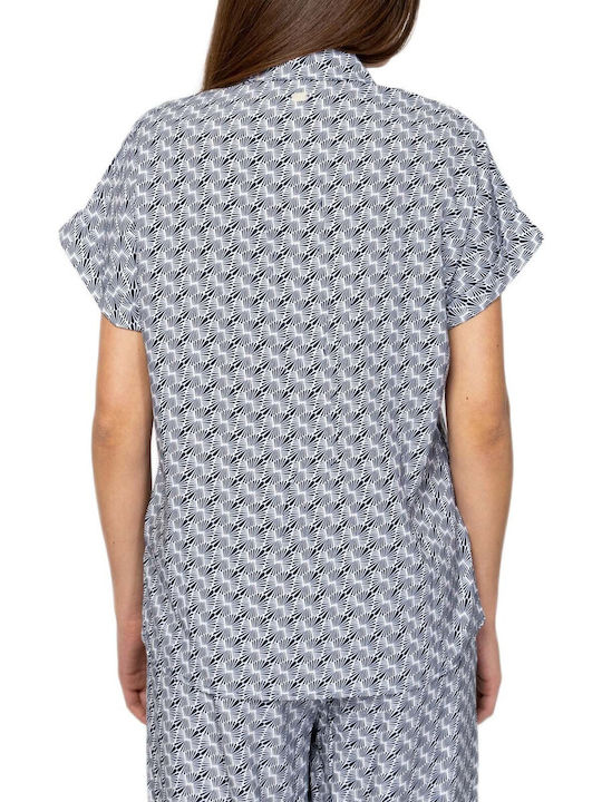 Heavy Tools Long Sleeve Women's Shirt Blue