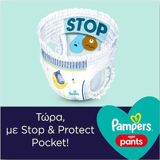 Pampers Babywindeln Windelhosen Night Pants Monatspackung No 6 für 13+kg 72 Stück