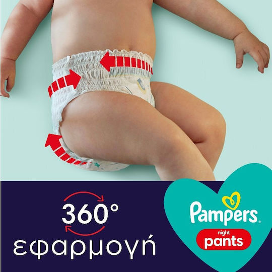 Pampers Babywindeln Windelhosen Night Pants Monatspackung No 6 für 13+kg 72 Stück