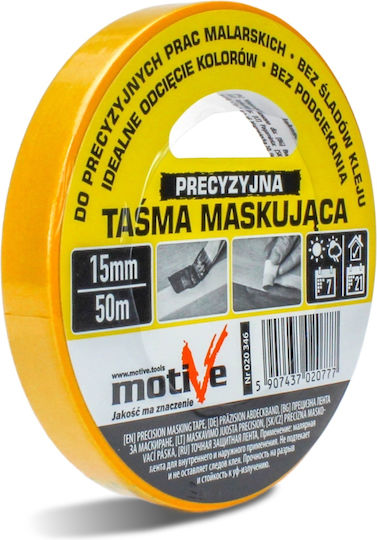 Motive Precision Masking Tape 15mm/50m 020 346