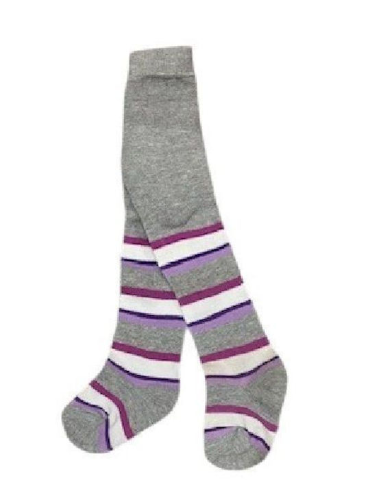Yanna Kids Tights Striped Gray