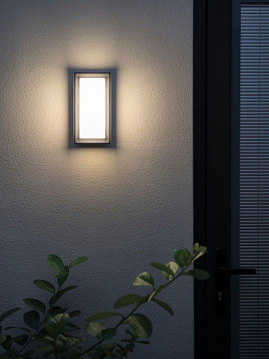 VK Lighting Επιτοίχιο Εξωτερικό Φωτιστικό LED IP65 με Θερμό Λευκό Φως