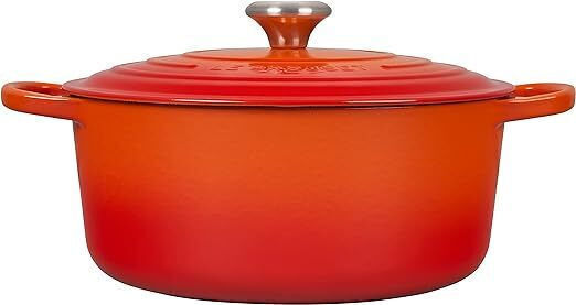 Le Creuset Volcanic Deep Pot Made of Cast Iron 6.7L / 28cm