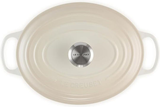 Le Creuset Meringue Ρηχή Κατσαρόλα από Μαντέμι 4.7lt / 29cm