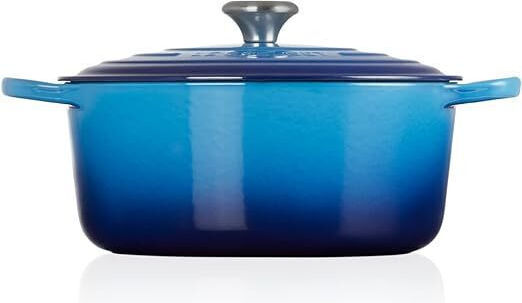 Le Creuset Azure Ρηχή Κατσαρόλα από Μαντέμι 6.7lt / 28cm
