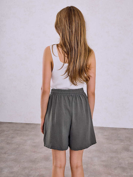 Celestino Women's Viscose Shorts Dark Gray