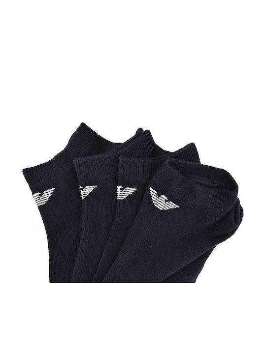 Emporio Armani Ανδρικές Κάλτσες Μπλε 3Pack