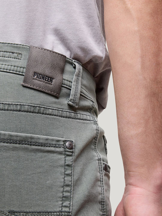 Men's Elastic Jeans Pants with Regular Straight Fit Jade Stonewash