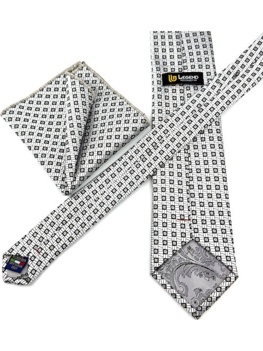 Legend Accessories Set Cravate Bărbați Tipărit În Culoare Argintie