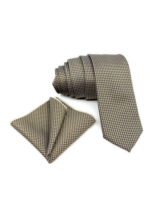 Legend Accessories Set Cravate Bărbați Tipărit Bej