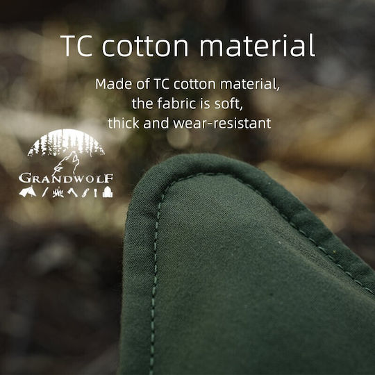 Grandwolf Seat Cushion for Camping Green