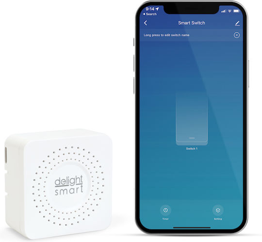 Modul Wireless Inteligent Wifi 100-240v 15a 600w Led Alexa Google Home Tuya 433mhz Alb