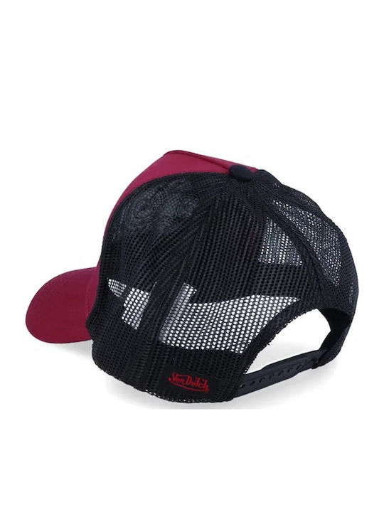Von Dutch Jockey Trucker Pentru Bărbați Burgundy Vd 0 Cas1 Bik Bor-bordeaux
