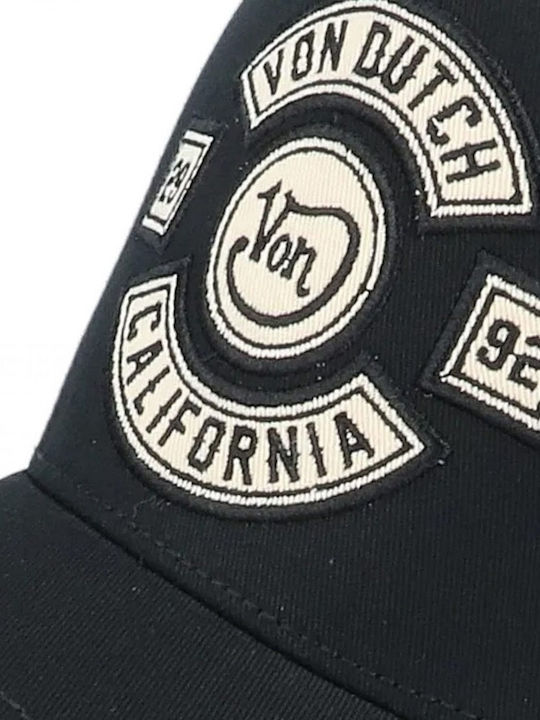 Von Dutch Men's Trucker Cap Black Vd 0 Cas1 Bik Bla-noir