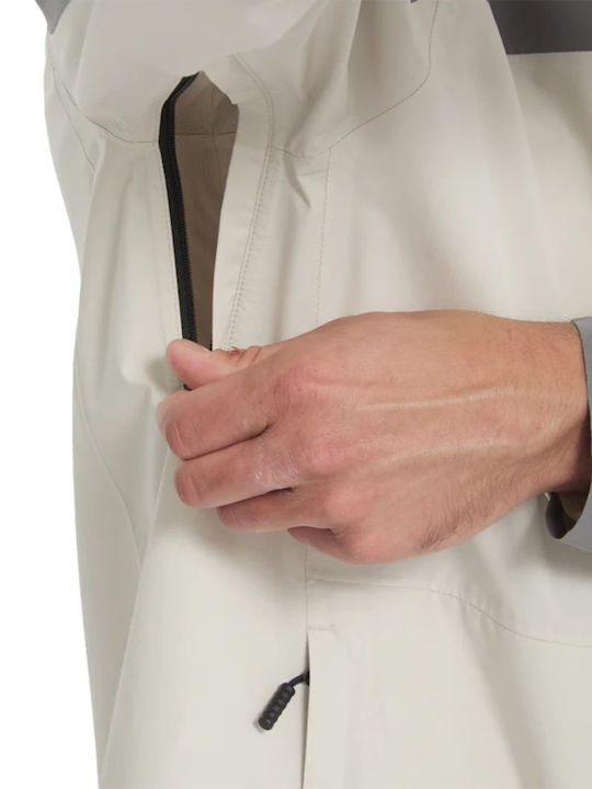Jacket Waterproof Beige-Grey