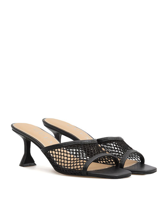 Guess Guess Women's Mules with High Heel in Black Color