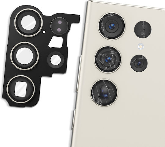 Clappio Obiectiv De Înlocuire Cameră Spate Galaxy S23 Ultra Carcasă Bej
